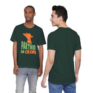 Zootopia 2 Shirts, Partner in Crime, Nick Wilde T-Shirt, Judy Hopps Shirt, Disney Couple Tee, Animal Kingdom, Disney Villain Matching Outfit