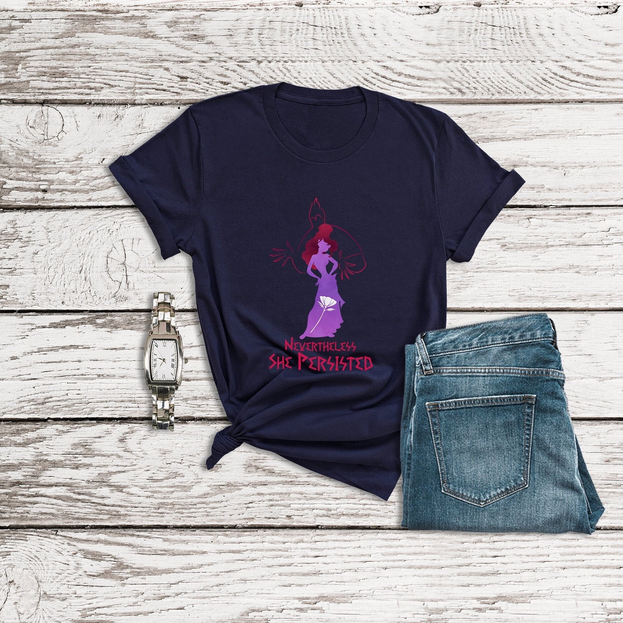 Hercules Shirt, Nevertheless She Persisted, Megara Costume, Disney
