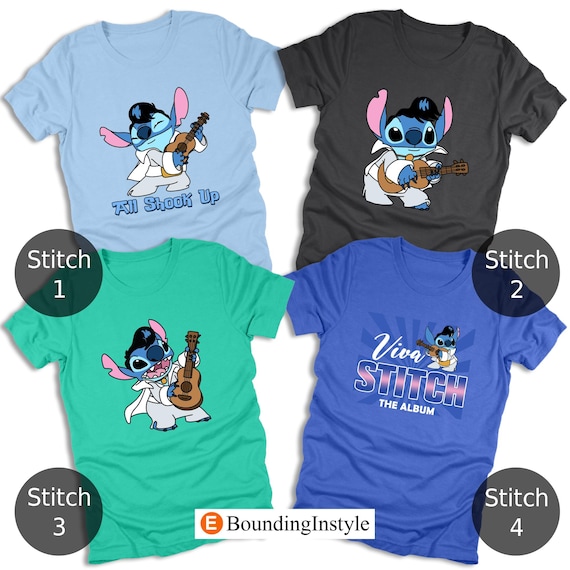 アウラニディズニー スティッチ Tシャツ ネイビー Mサイズ Tシャツ