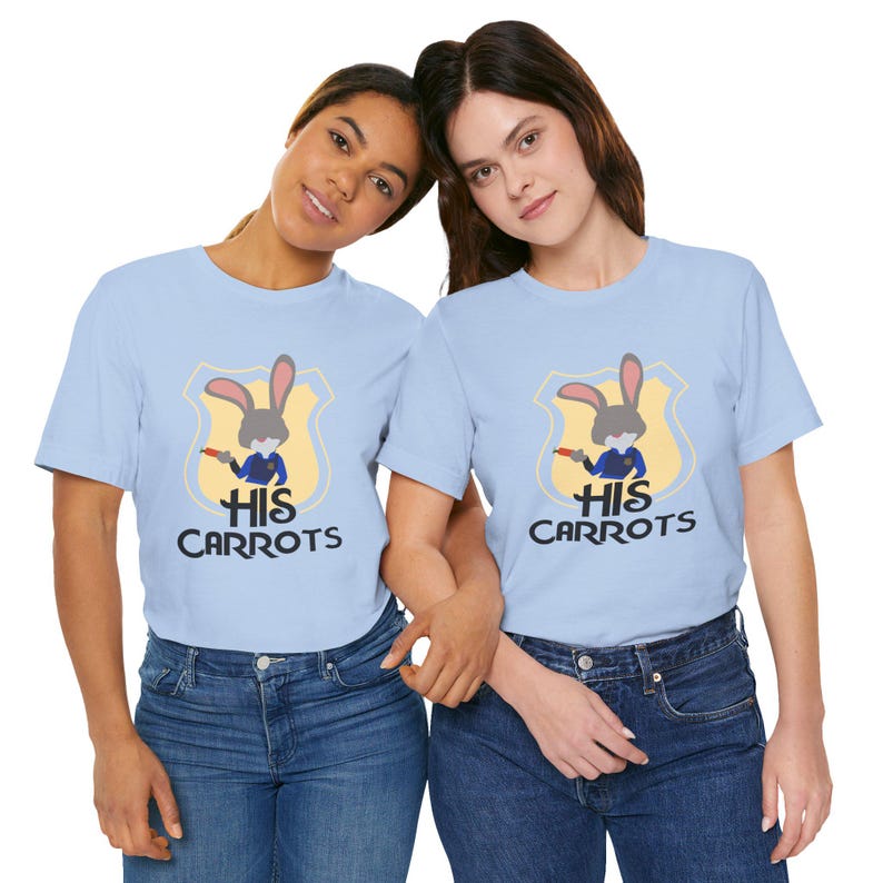 Zootopia 2 Shirt, Her Foxy Boy T-Shirt, His Carrots Tee, Nick Wilde Costume, Judy Hopps Cosplay, Animal Kingdom Outfit, Disney Couple Shirts