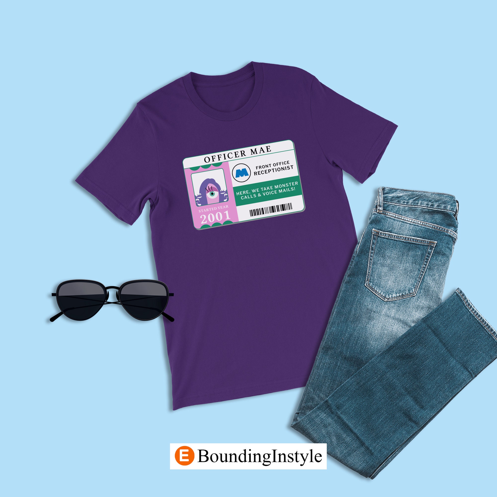Monsters Inc Shirt, Officer Mae Front Office Receptionist, Celia Mae ...