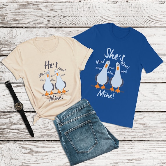 ☆US Disney Parks☆男女兼用 ニモのカモメ MINE! Tシャツ Disney - ディズニー Tシャツ ニモ マインマイン カモメ nemoの