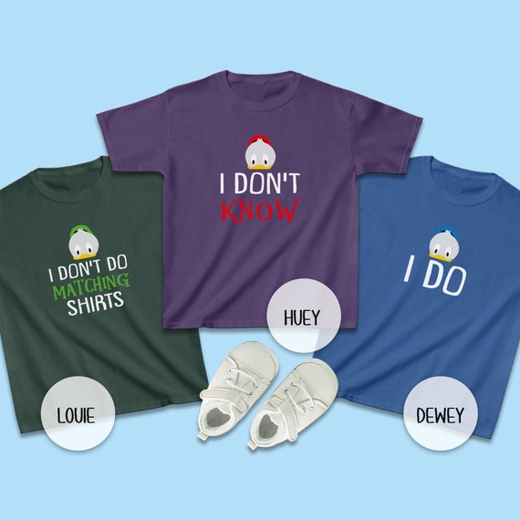 Disney Kid Shirts, Huey, Dewey, and Louie Duck Boys, Donald Duck