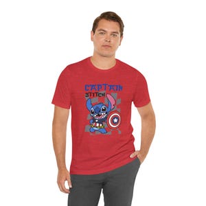 Stitch Marvel Shirts, Stitch Avengers Family Shirt, Retro Disney Character Tees, MCU Superhero, Deadpool, Thor, Spider-Man, Iron Man, Loki