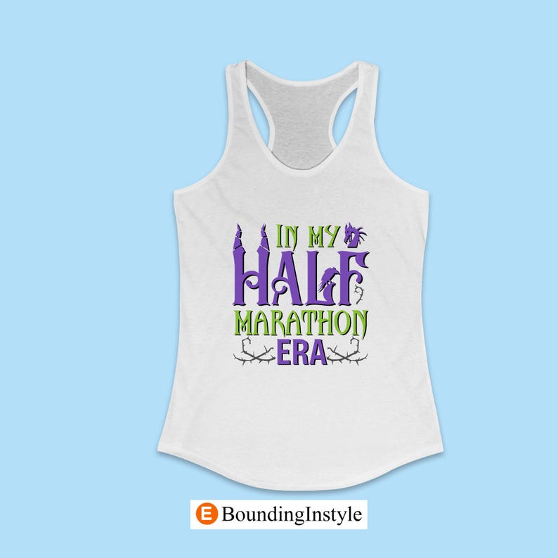 Maleficent Women's Tank Top, In My Half Marathon Era, Disney Villains Half Marathon Outfit, runDisney Running Apparel & Race Costume
