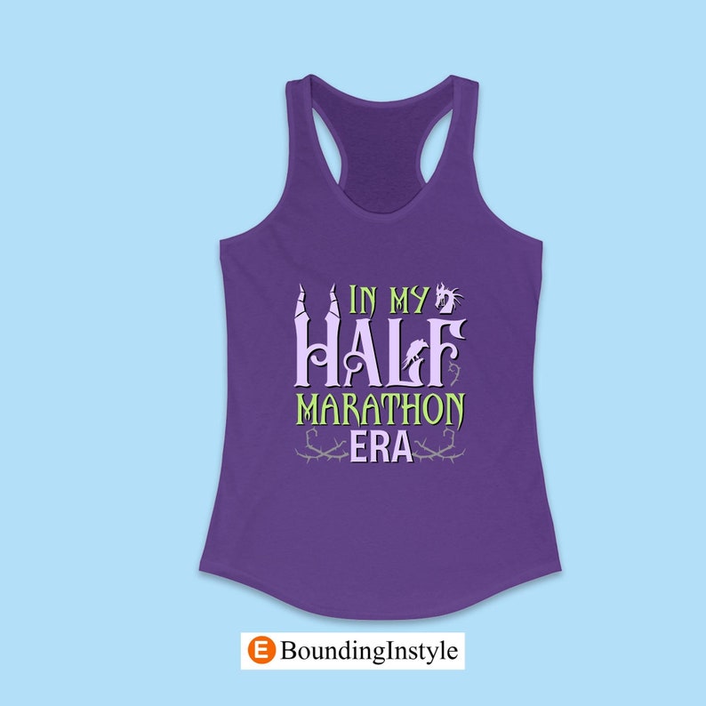 Maleficent Women's Tank Top, In My Half Marathon Era, Disney Villains Half Marathon Outfit, runDisney Running Apparel & Race Costume