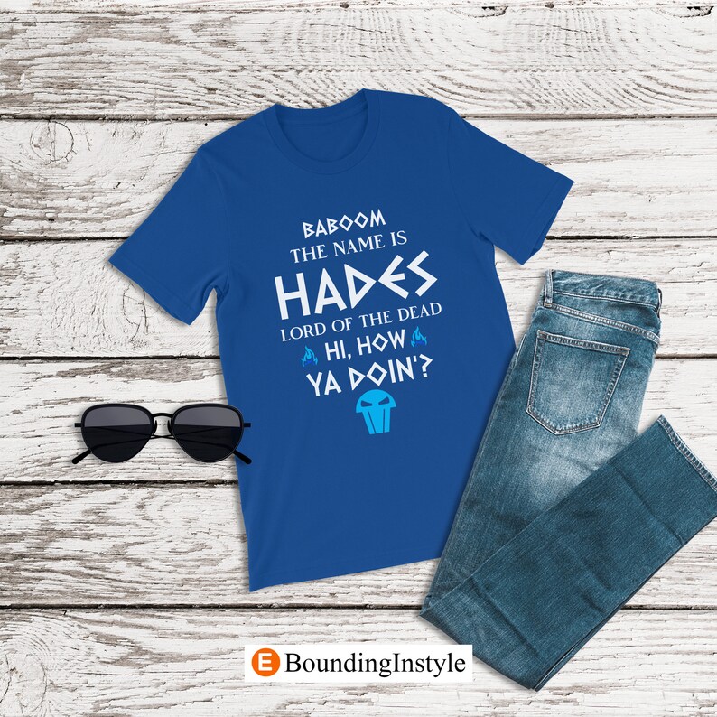 Hercules Shirt, Baboom The Name is Hades, Disney Villain Shirt, Hades Costume, Mens Disney Shirt, Disney Halloween Shirt, Disneyland Shirt