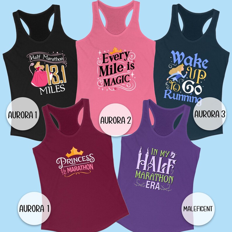 Maleficent Women's Tank Top, In My Half Marathon Era, Disney Villains Half Marathon Outfit, runDisney Running Apparel & Race Costume