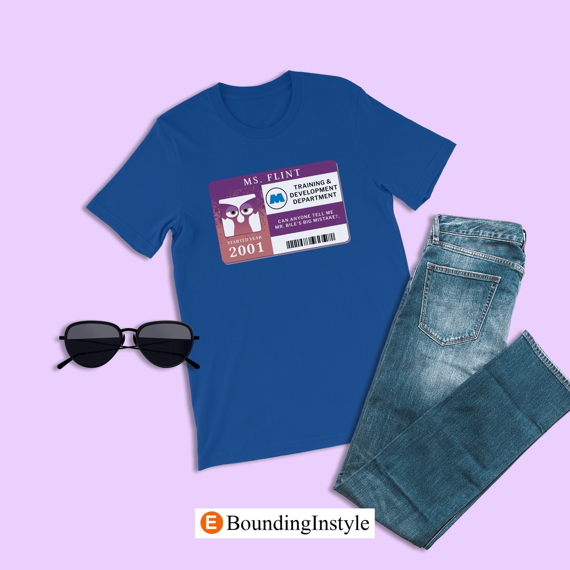 Monsters Inc Shirt, Ms. Flint Training & Development Department, Ms. Flint  Shirt, Pixar Occupation Logo Costume, Disney World Family Shirt - Etsy