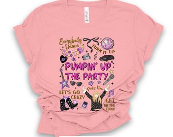 Hannah Montana Tee, Pumpin’ Up the Party Shirt, Disney Channel Inspired, Y2K Pop Icon Outfit, Vintage Music Graphic, Gift for Girls