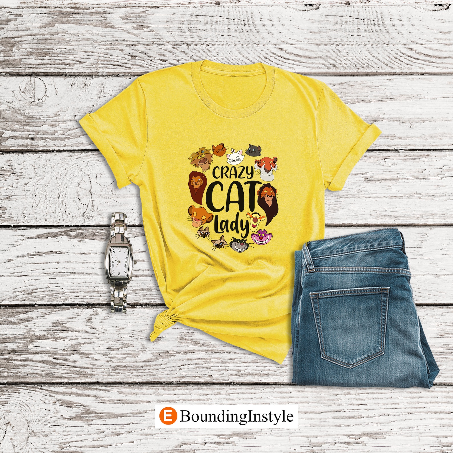 Disney Cat Shirt Crazy Cat Lady Animal Kingdom Shirts Etsy