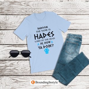 Hercules Shirt, Baboom The Name is Hades, Disney Villain Shirt, Hades Costume, Mens Disney Shirt, Disney Halloween Shirt, Disneyland Shirt