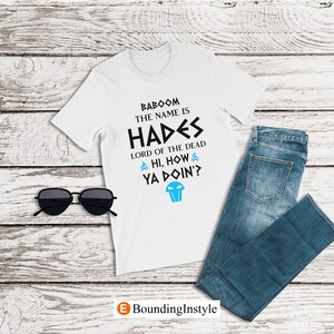 Hercules Shirt, Baboom The Name is Hades, Disney Villain Shirt, Hades Costume, Mens Disney Shirt, Disney Halloween Shirt, Disneyland Shirt