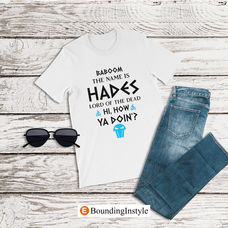 Hercules Shirt, Baboom The Name is Hades, Disney Villain Shirt, Hades Costume, Mens Disney Shirt, Disney Halloween Shirt, Disneyland Shirt