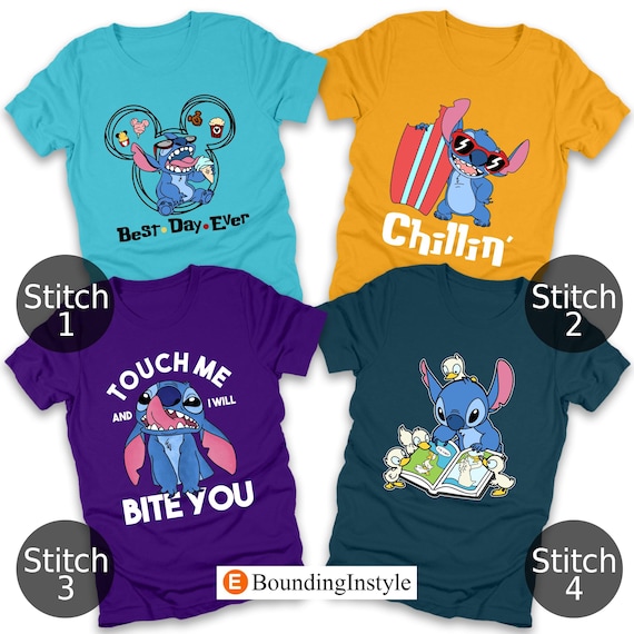 Stitch Best Day Ever Shirt, Stitch Snacks, Lilo & Stitch Touch Me