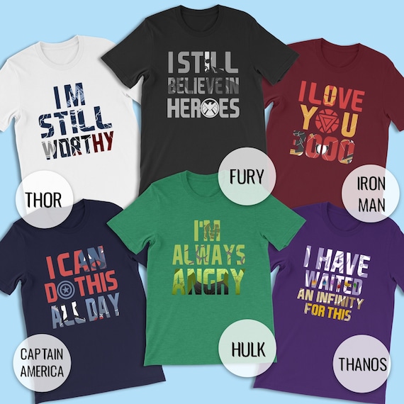 Marvel disney store shirts