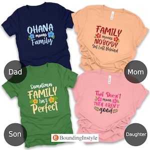 Stitch Ohana Means Family, Lilo and Stitch Shirt, Disney Hawaiian Shirts, Aloha Beaches Shirt, Disney Matching Family Shirts, Disneyworld