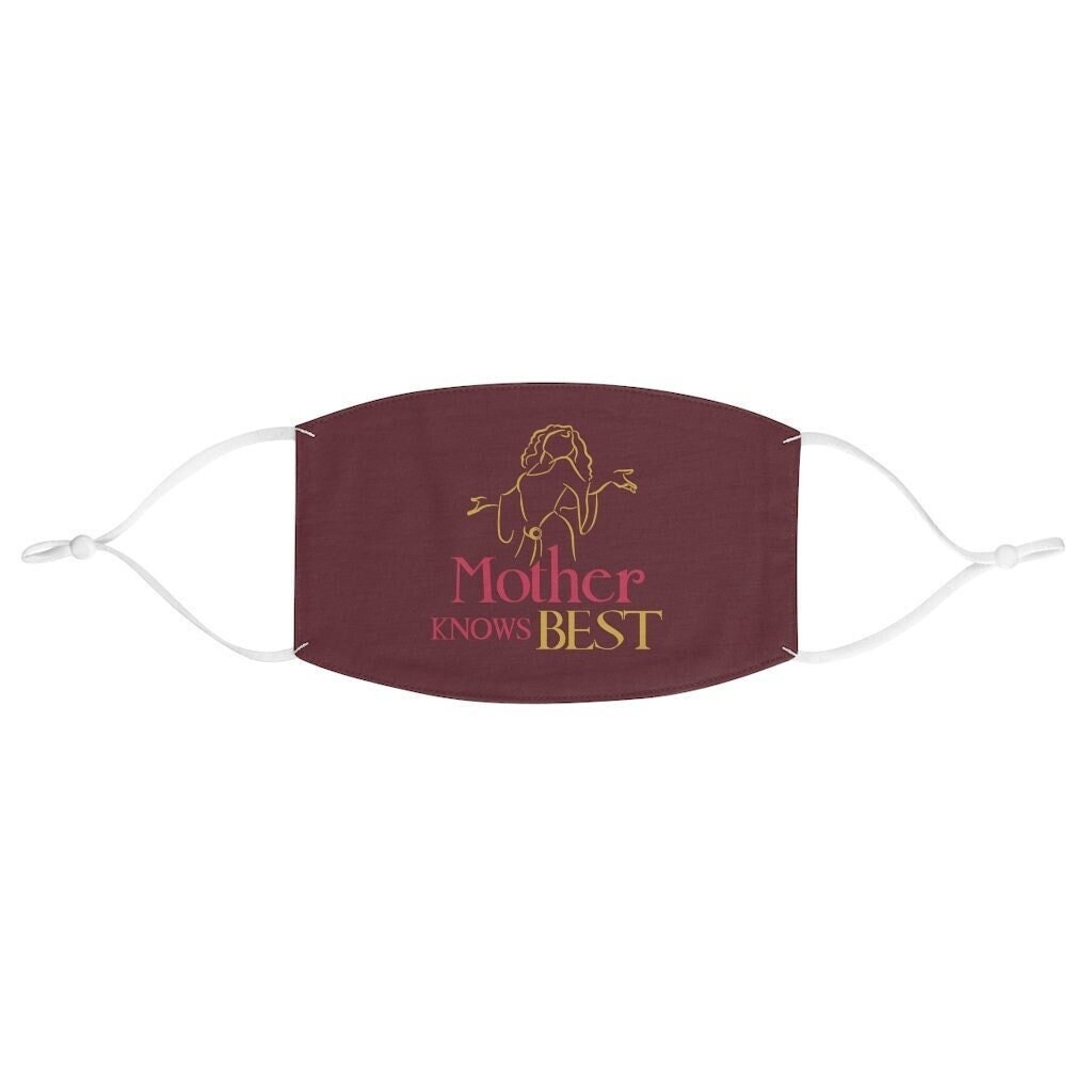 Tangled Face Mask, Mother Knows Best, Mother Gothel Mask, Washable Cloth Face Mask, Unisex Face Mask Made in the USA, Matching Face Mask