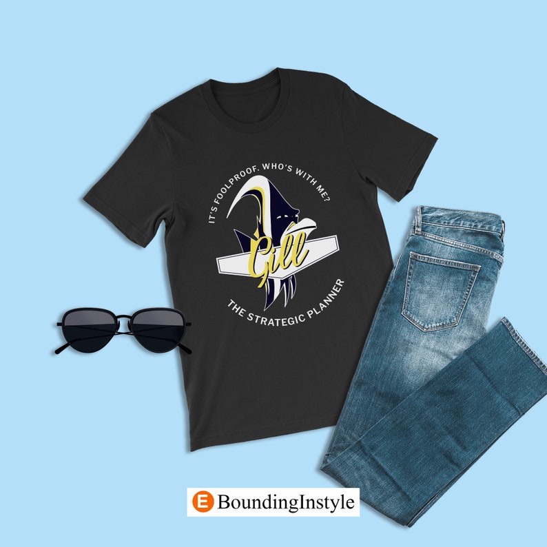 Finding Nemo Shirts, Gill the Strategic Planner, Pixar Gill Shirt, Occupation Logo Tee, Disney Cruise Group Shirt, Disneyland T-Shirt