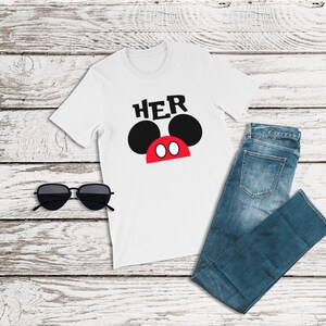 Mickey Mouse Shirts, Her Shirts, Disney Mickey Shirts, Mickey Ears Shirts, Disney Men Shirts, Disney Family Shirts, Disney Couple Shirts