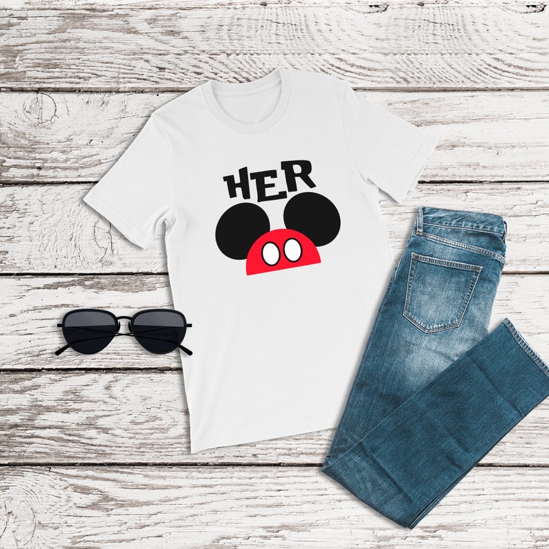 Mickey Mouse Shirts, Her Shirts, Disney Mickey Shirts, Mickey Ears Shirts, Disney Men Shirts, Disney Family Shirts, Disney Couple Shirts