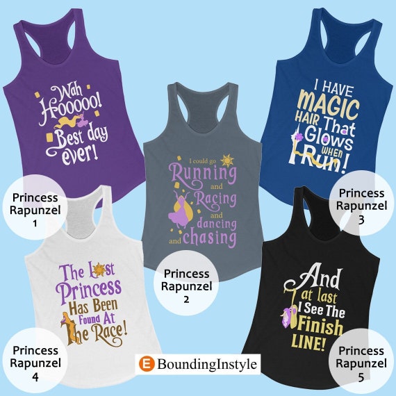 disney running tank tops