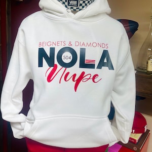 Kappa Alpha Psi Hoodie, New Orleans, Nupe Hoodie, Greek Paraphernalia, Divine 9, HBCU, Louisiana, Nola, Gumbo City