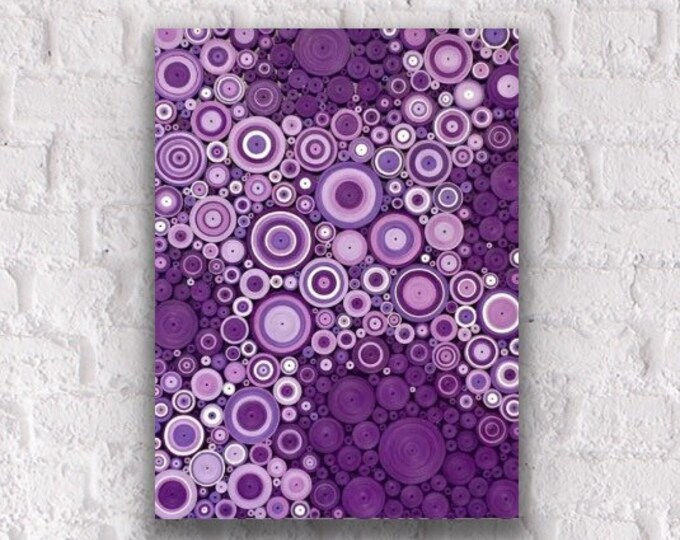 Abstract Art Quilling Paper Art Canvas Art Modern Art Etsy