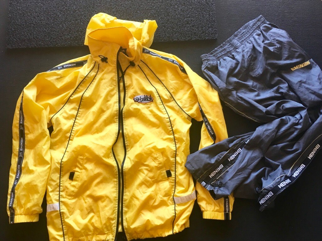 GanCheng Man Wild Jacket Splice Suit M Eminem Art Black GanCheng Man Wild Jacket Splice Suit M Eminem Art Black