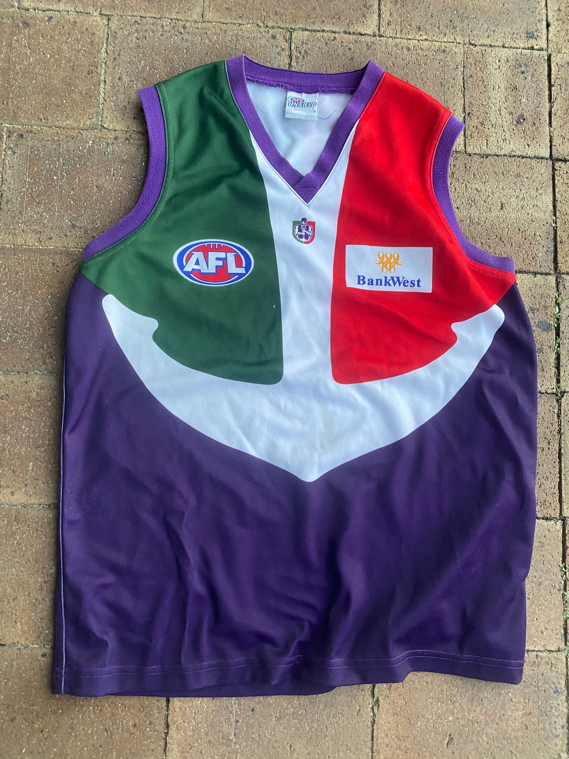 Hommes vintage Fremantle Dockers AFL Jersey BIG ARCHOR vintage Etsy