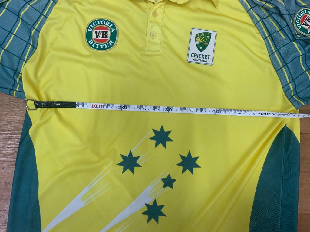 Mens Vintage Australia Cricket Jersey FILA Cricket Australian Etsy