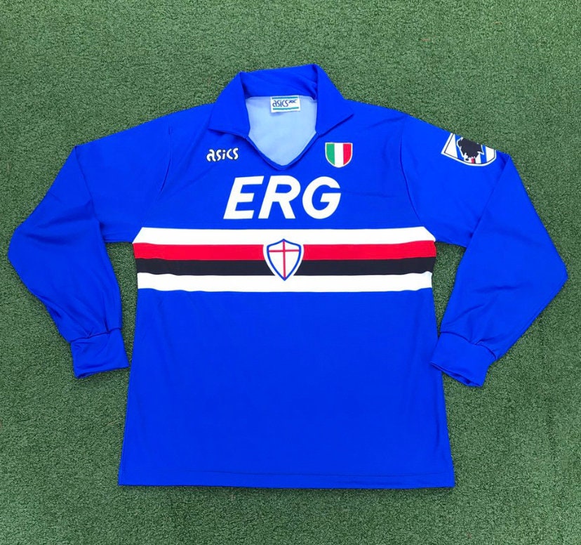 Vintage Sampdoria Jersey Shirt Kappa 1990 s Etsy