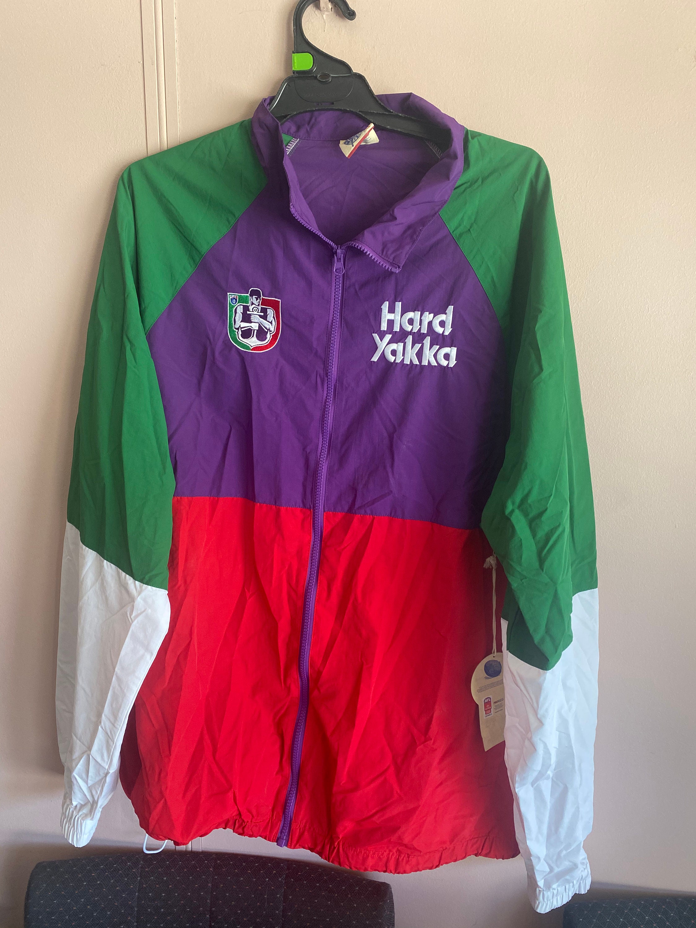 Mens Fremantle Dockers Jacket Fremantle Dockers AFL Vintage Adidas