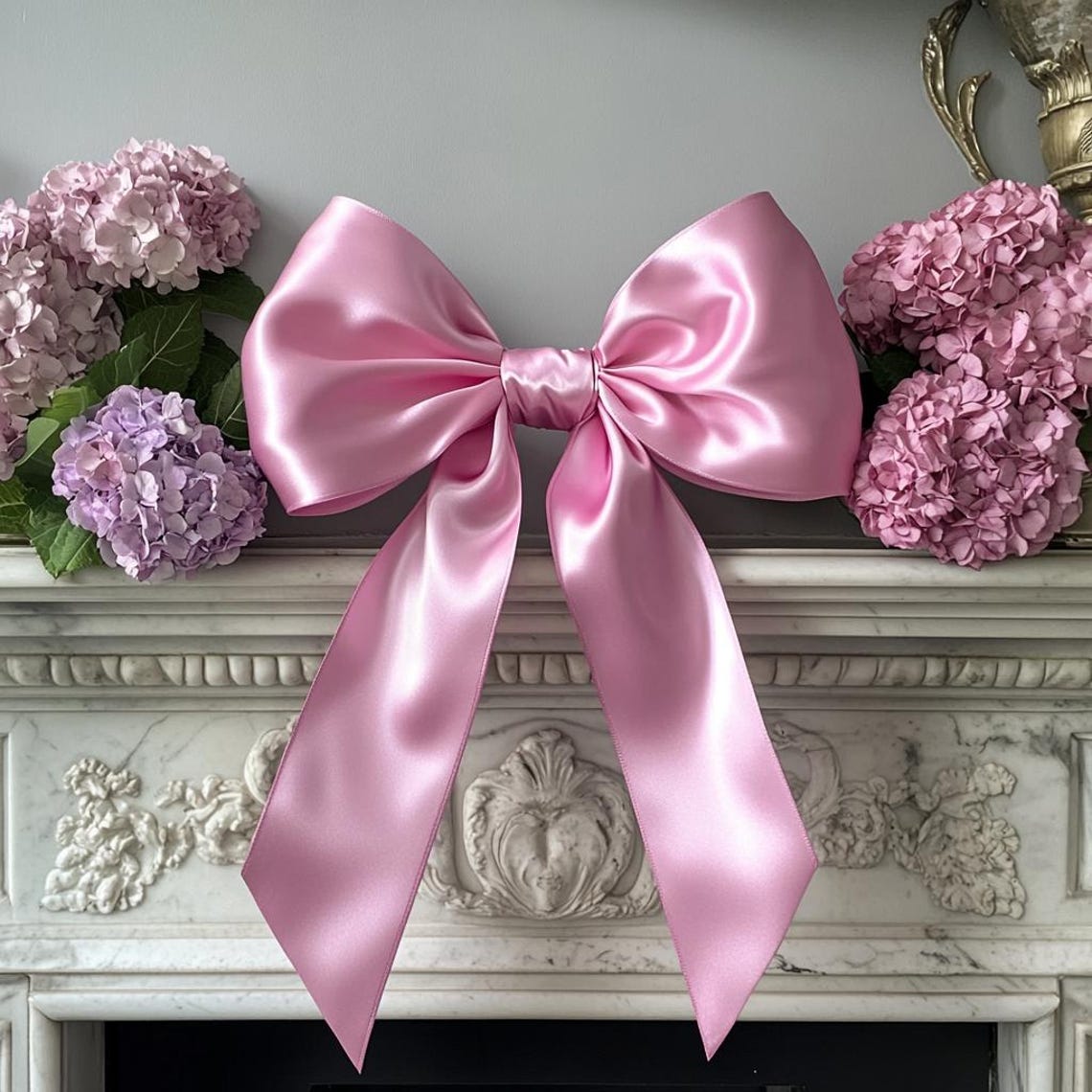 Kids Room Wall Decor Nursery Wall Bow Baby Girl Room Bow 1st Birthday ...