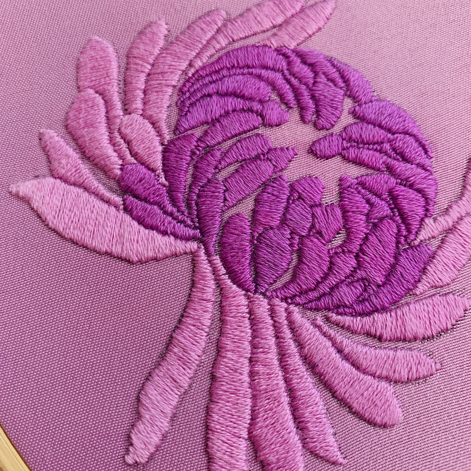 Botanical Embroidery Embroidered Home Decor Embroidered Etsy