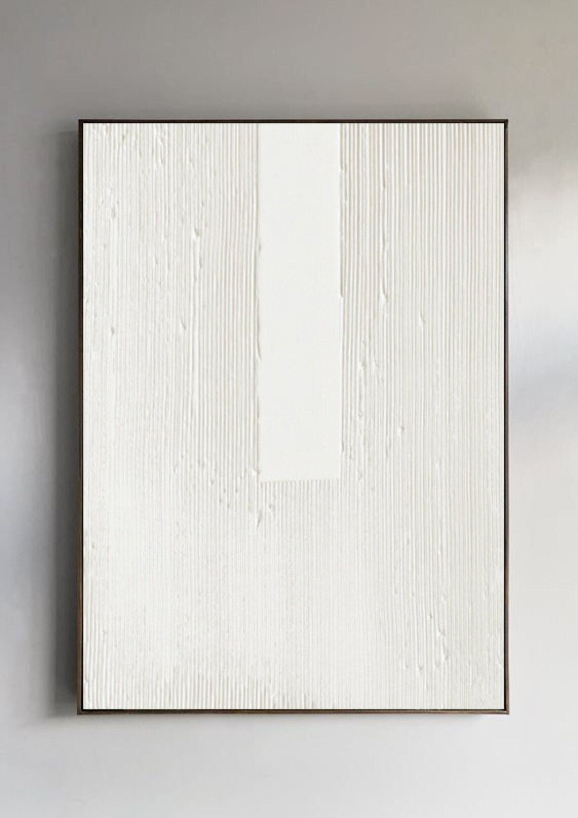 White Plaster Art Canvas Plaster Art Midcentury Modern Etsy