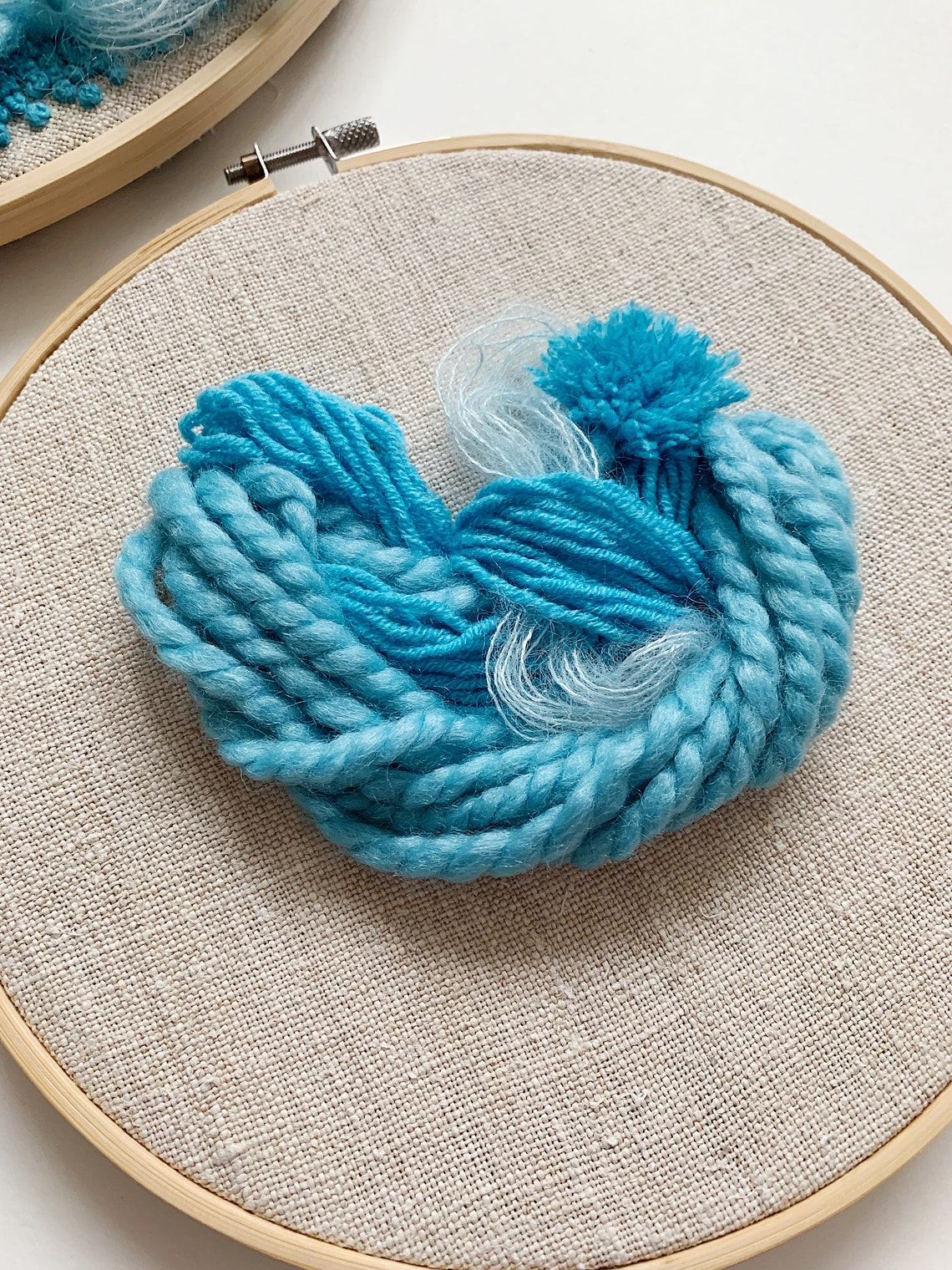 Abstract yarn embroidery 3d embroidery Etsy