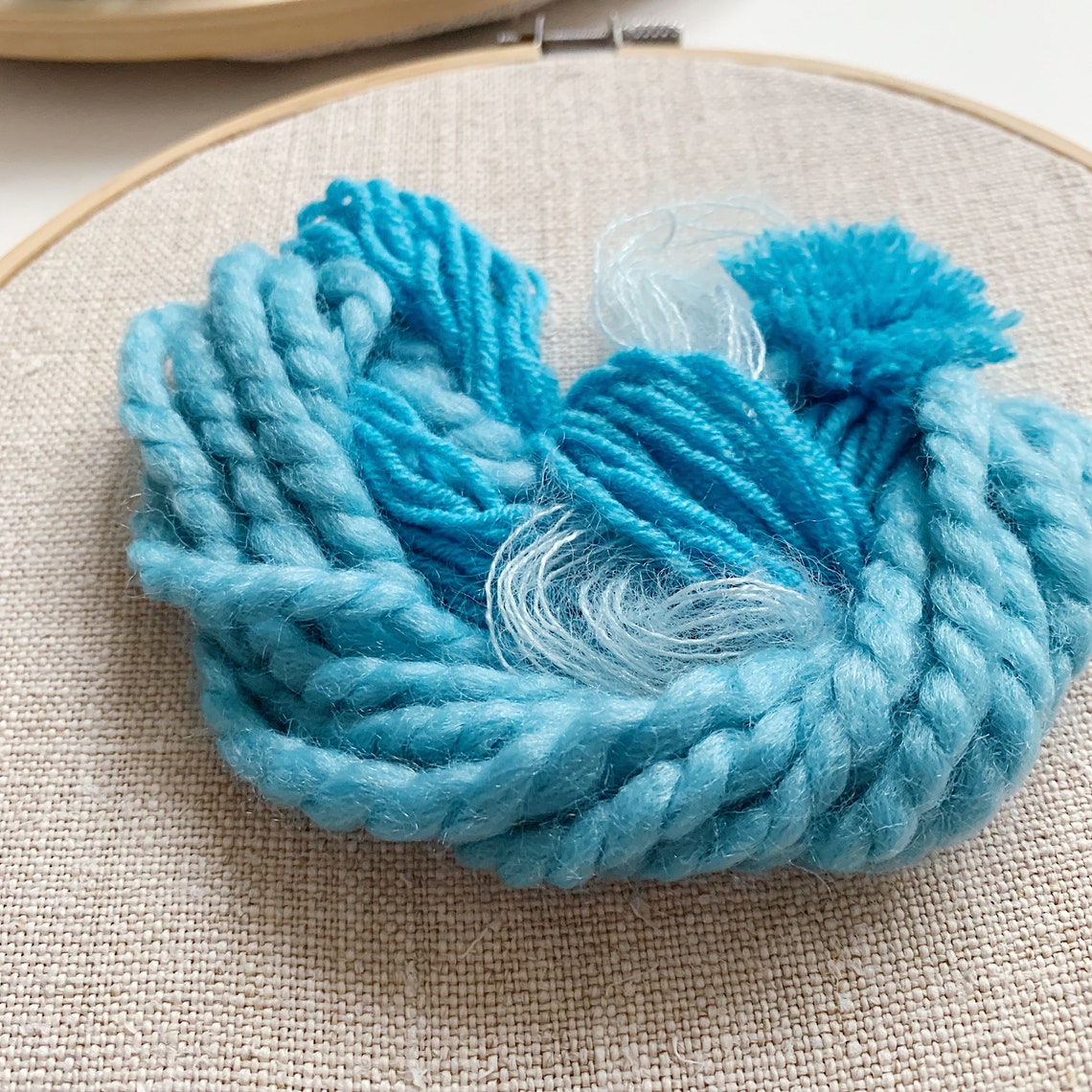 Abstract yarn embroidery 3d embroidery  etsy Abstract yarn embroidery 3d embroidery  etsy