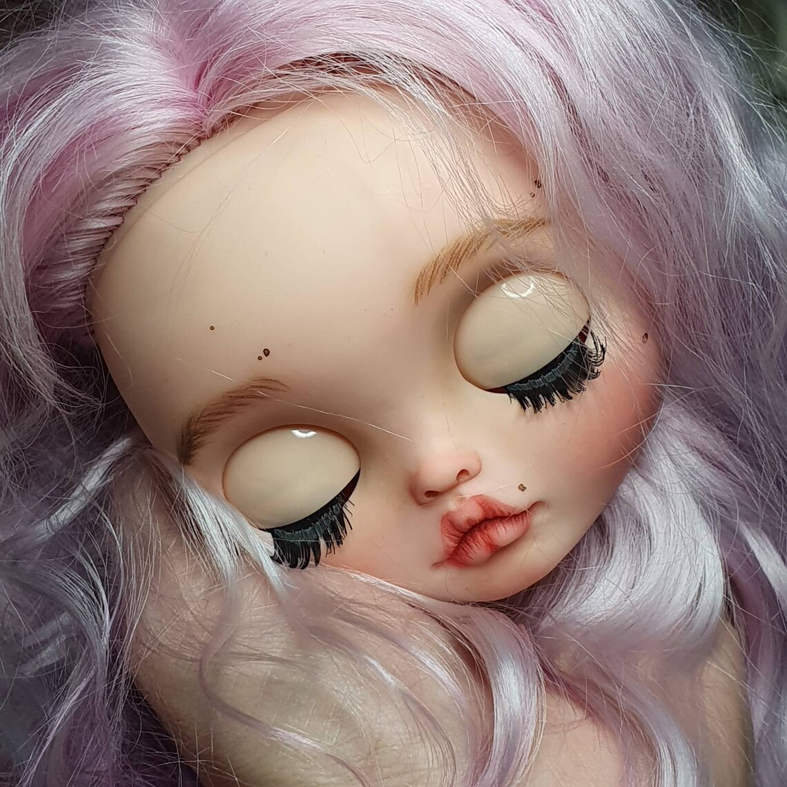 Blythe poupée personnalisée ooak tbl avec des cheveux roses Etsy