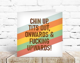 Funny motivational card for special friend girl bestie break up sorry thinking of you divorce