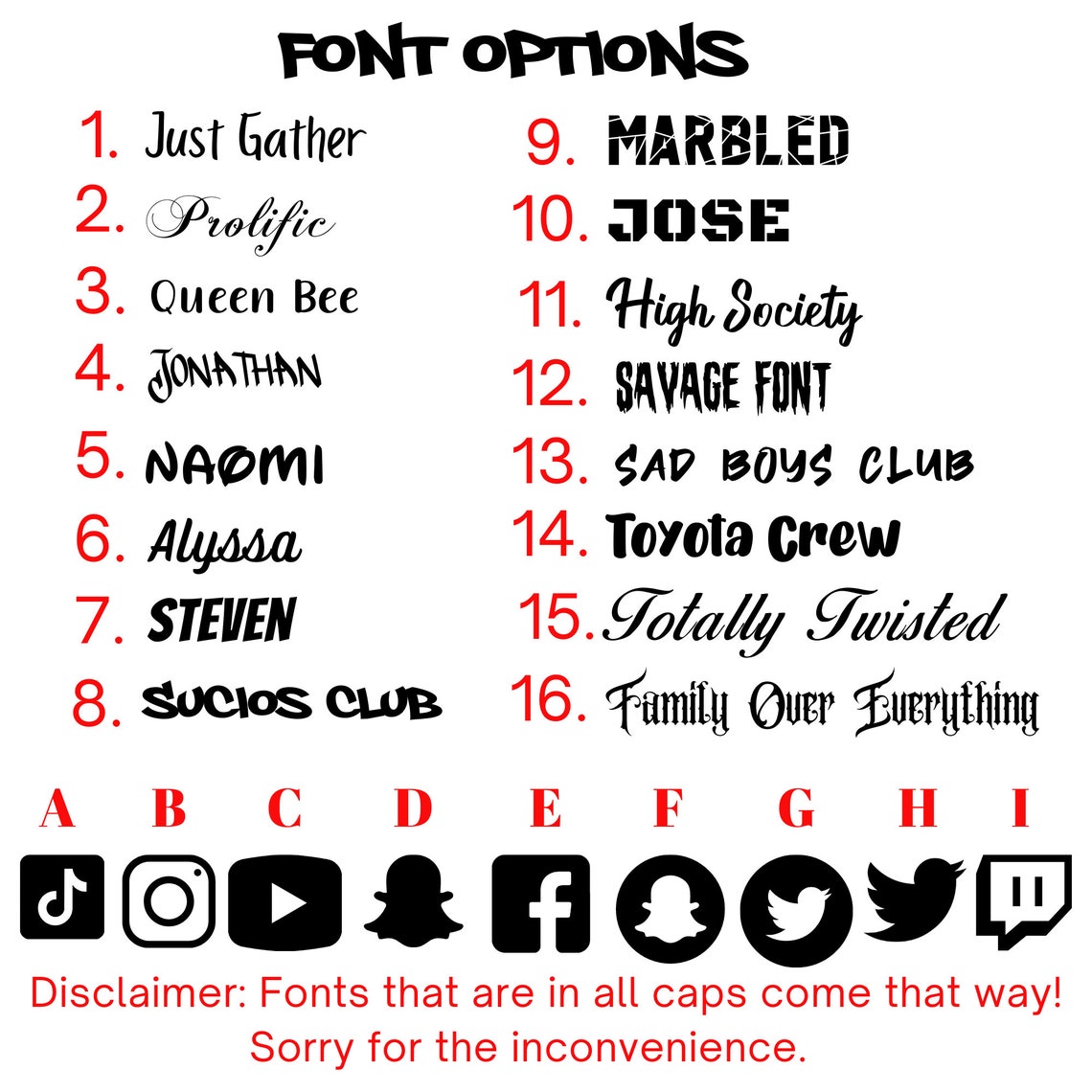 Nombre personalizado de Instagram Vinyl Decal / Personalized Etsy