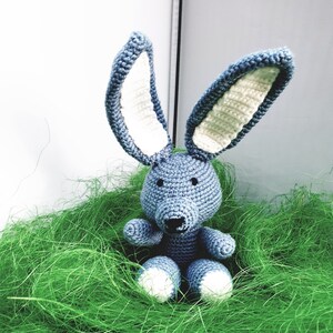 Rabbit, crocheted, handmade, cuddly toy