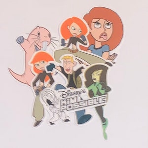 Kim Possible Stickers for laptops/Notebooks/Luggage 7 pack