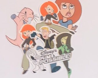 Kim Possible Stickers for laptops/Notebooks/Luggage 7 pack