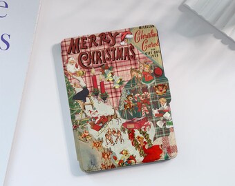 Christmas Collage Kindle Case Custom For Paperwhite 1/2/3/4, Kindle 2019/2022, Kindle Paperwhite Cover, Kindle Case With Auto Wake/Sleep