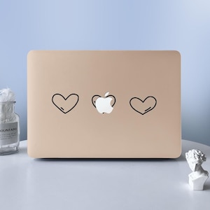 Heart Simple Khaki MacBook Case Macbook Air Pro Case Protective Case For M2 Air 13 A2681 Air 13 A2337 Pro 13 14 16 Case 2023 2022 2021