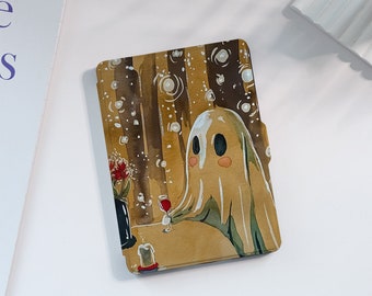 Ghost Romantic Dinner Kindle Paperwhite Case For Paperwhite 1/2/3/4,Kindle 2019/2022,Kindle Paperwhite Cover Kindle Case With Auto WakeSleep