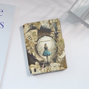 Custodia Kindle personalizzata Fairy Tale World per Paperwhite 1/2/3/4, Kindle 2019/2022, custodia Kindle Paperwhite, custodia Kindle con accensione/spegnimento automatici