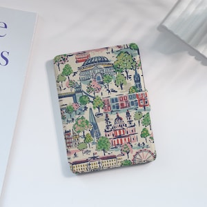 Custodia per Kindle Art Palace Car personalizzata per Paperwhite 1/2/3/4, Kindle 2019/2022, custodia per Kindle Paperwhite, custodia per Kindle con accensione/spegnimento automatici