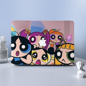 Cartoon Girl Cute MacBook Case Macbook Air Pro Case Protective Case For M2 Air 13 A2681 Air 13 A2337 Pro 13 14 16 Case 2023 2022 2021